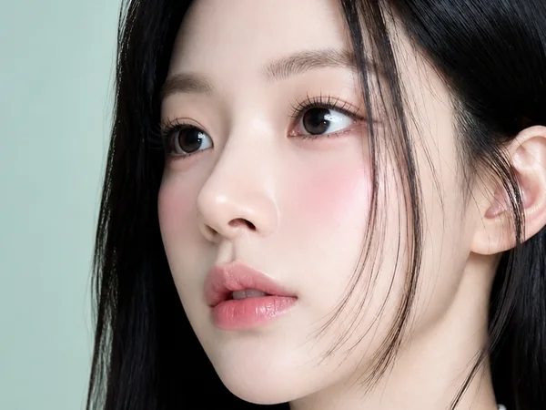 Model with clear, healthy skin — treatment visual at Wells Clinic, Seoul